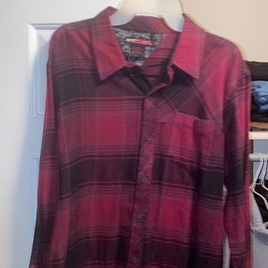 Large young men flannel